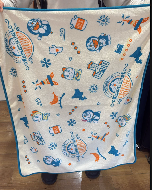 Skypark限定 多啦A夢Lego blanket