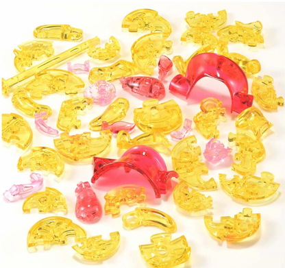 Crystal Puzzle Winnie the Pooh 水晶立體拼圖 - 彩色小熊維尼和小豬