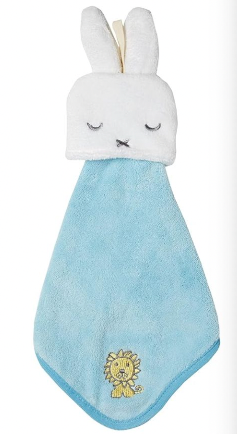 Miffy 抹手毛巾 - 藍色瞓覺樣