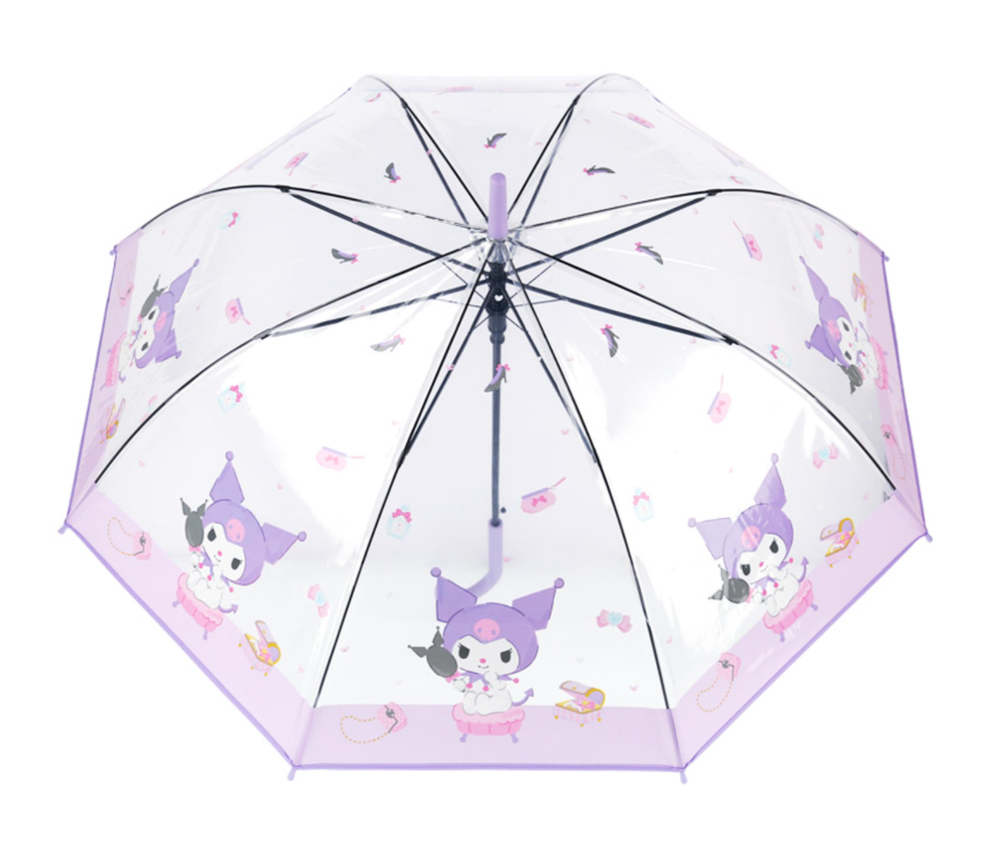 Sanrio 透明周界圖案 60cm 長遮/雨傘