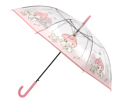 Sanrio 透明周界圖案 60cm 長遮/雨傘