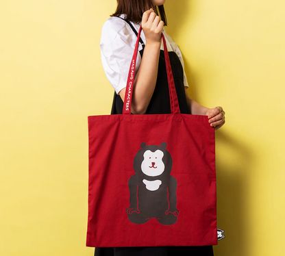 Nagano 馬來熊酒紅色手提袋Tote Bag